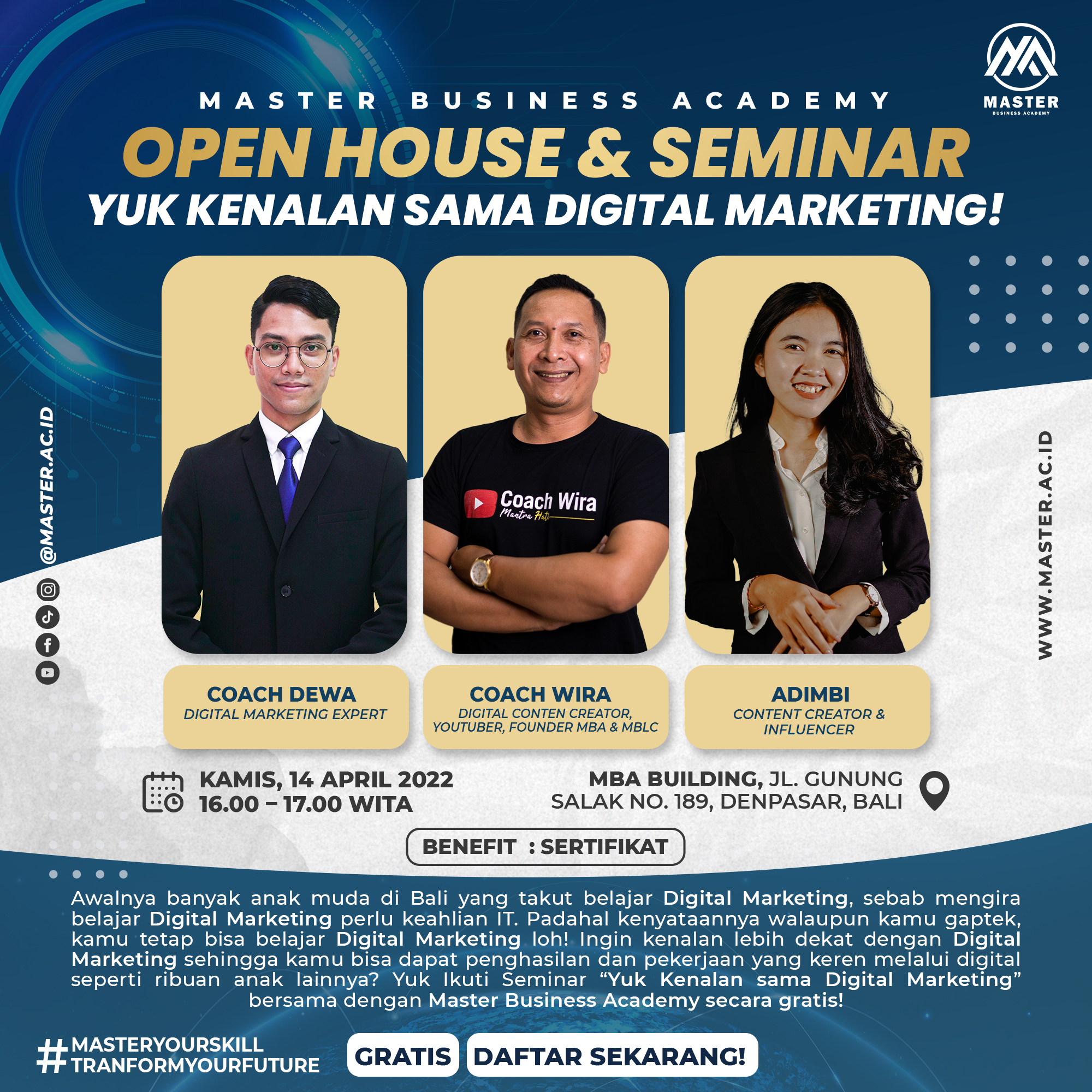 open house dan seminar